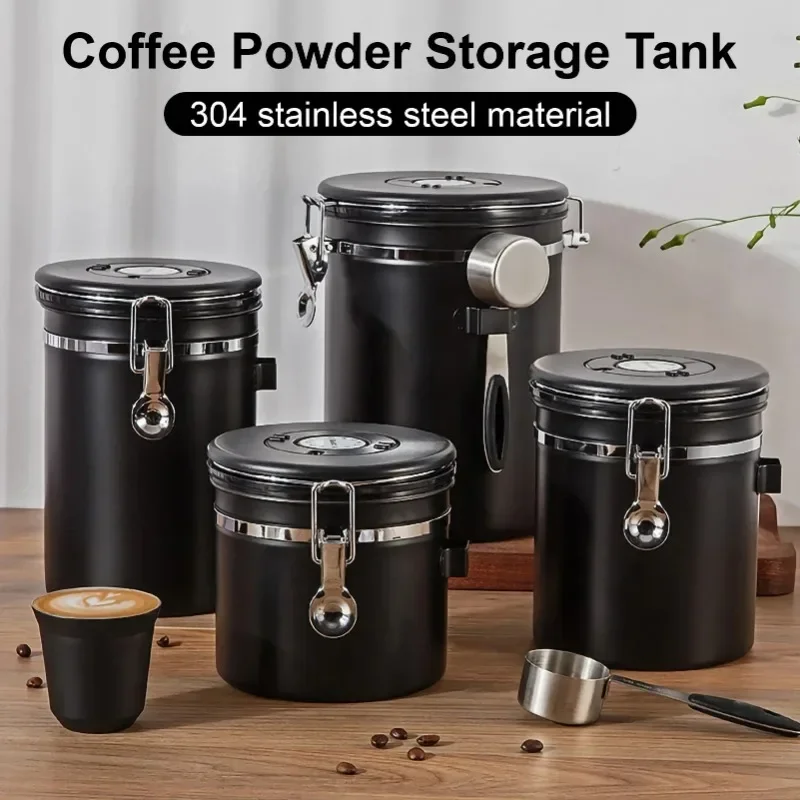 Bear Canister - 304 Stainless Steel Coffee Beans Vacuum