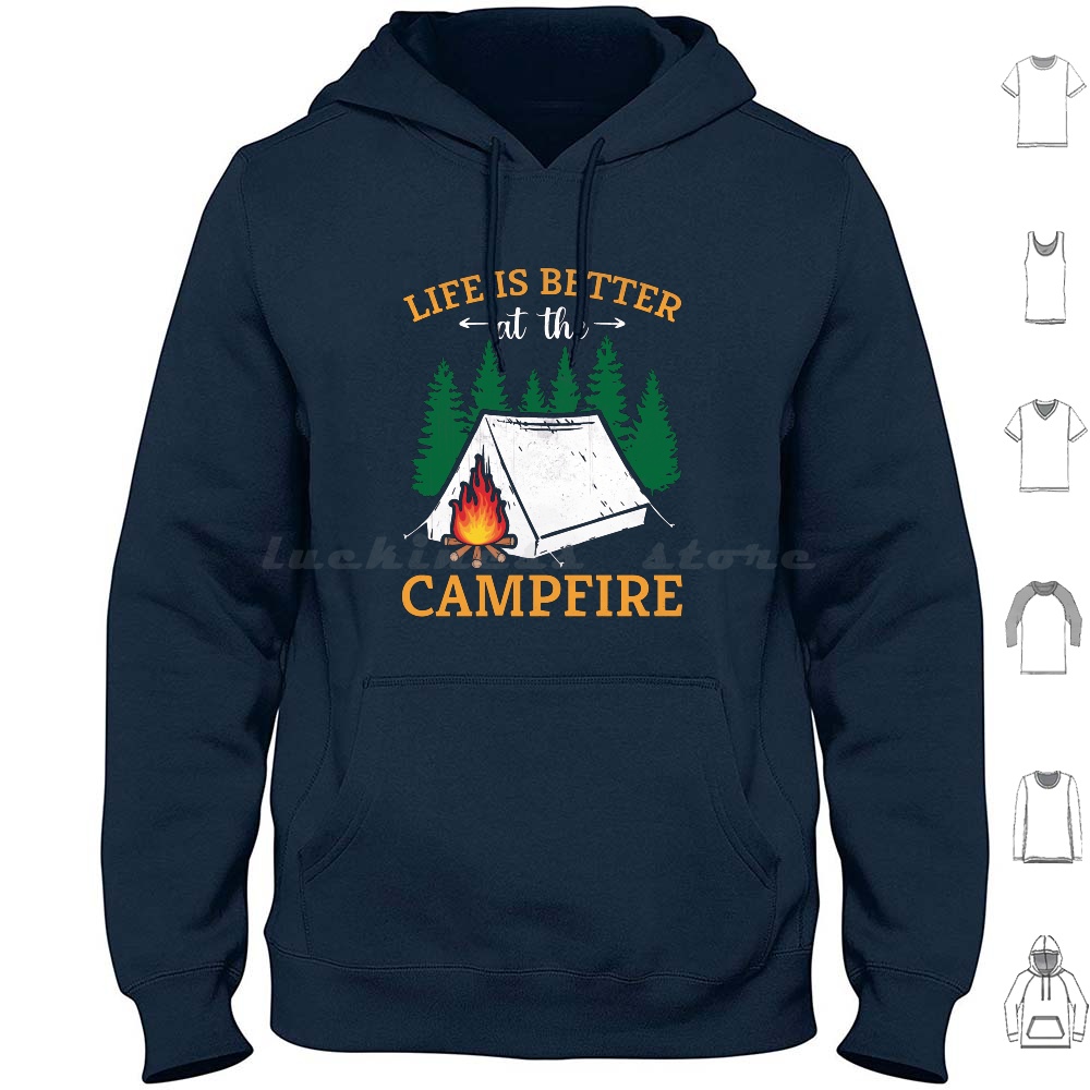 Outdoor Camping Quotes - Funny Campfire Quote Vacation Cool Campfire