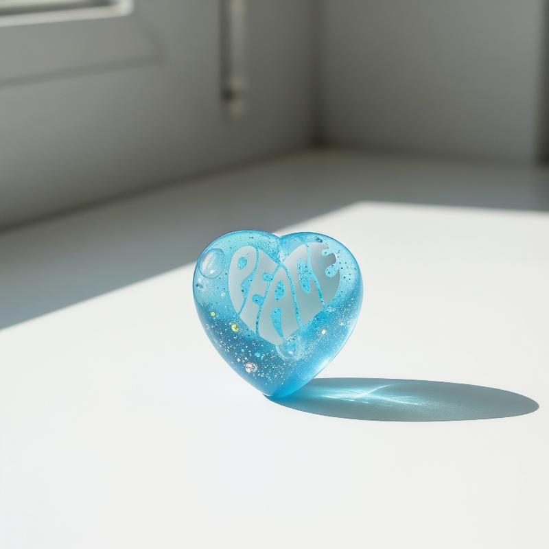 Outdoor Camping Quotes - Soft Glitter Heart Squeeze Toy Positive