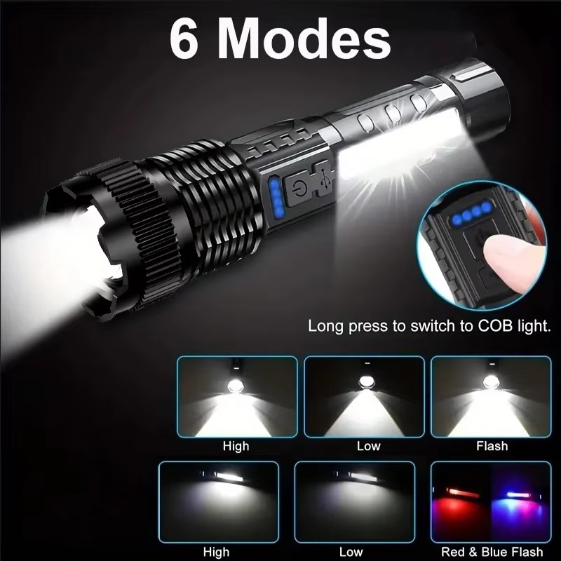 2pcs/set High Power LED Flashl - đánh giá và giá Outdoor Camping Glamping Share