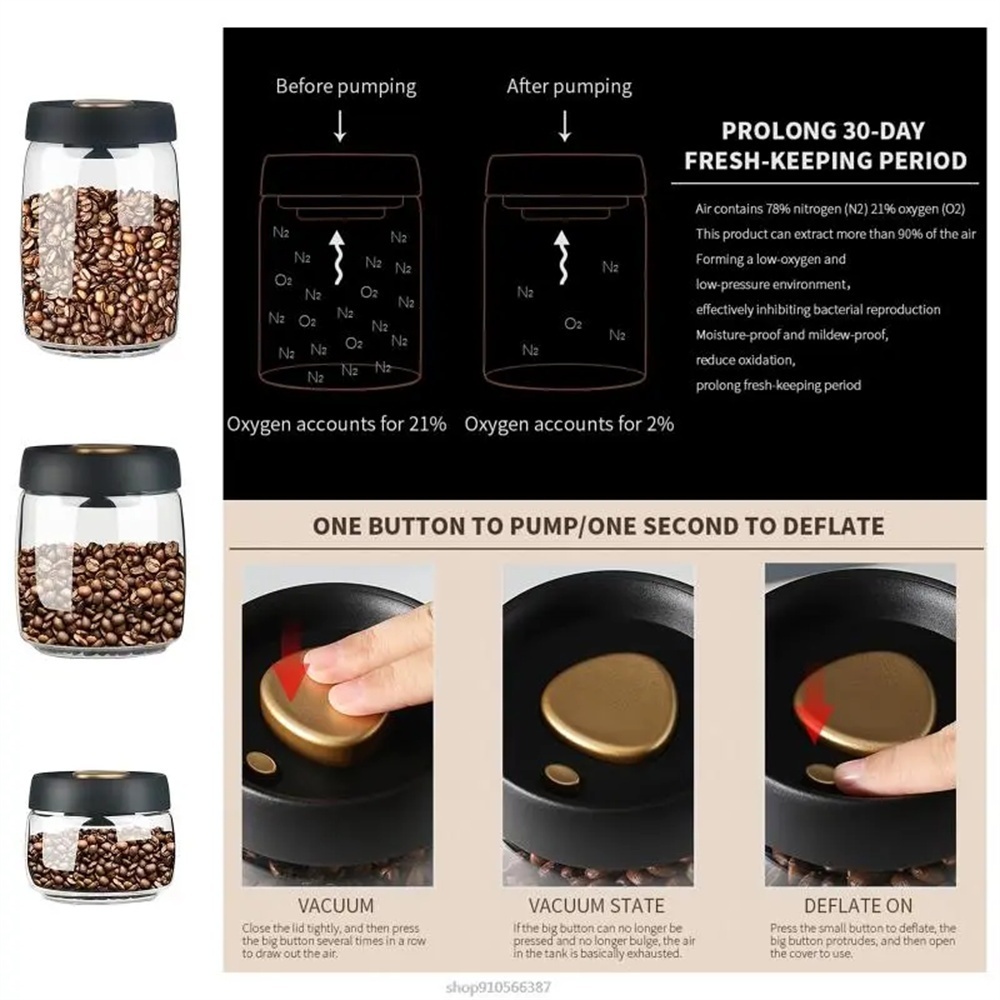 1pack Coffee Bean Storage Cont - đánh giá và giá Bear Canister