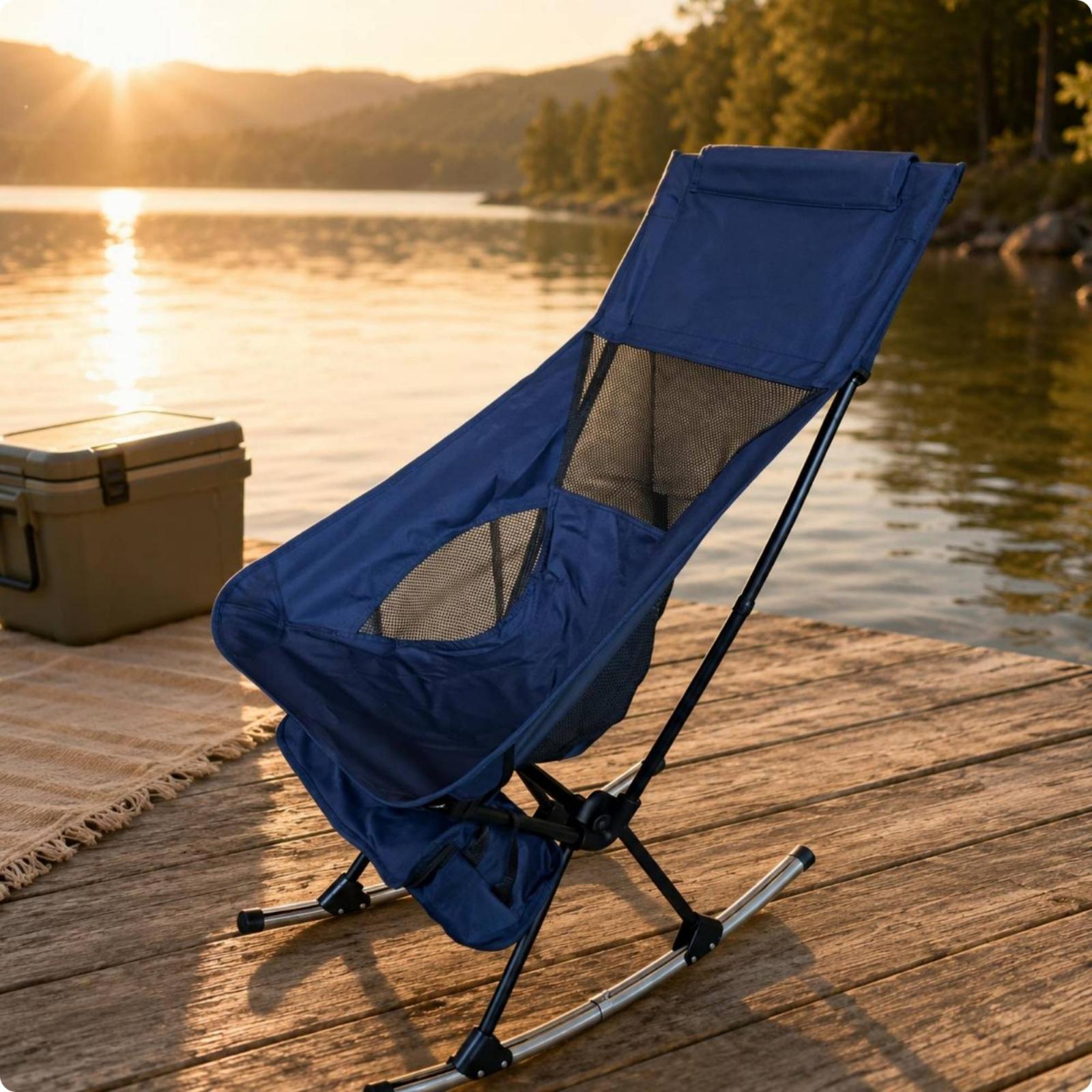Foldable Outdoor Rocking Chair - đánh giá và giá Outdoor Camping Rocking Chair