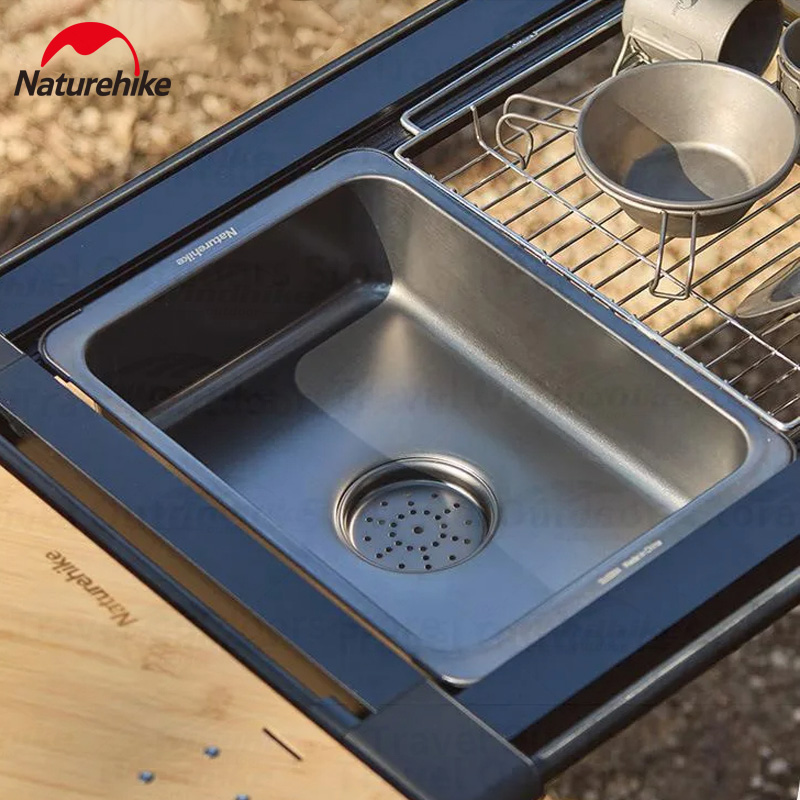 Naturehike Washing Sink Stainl - đánh giá và giá Outdoor Camping Kitchen With Sink