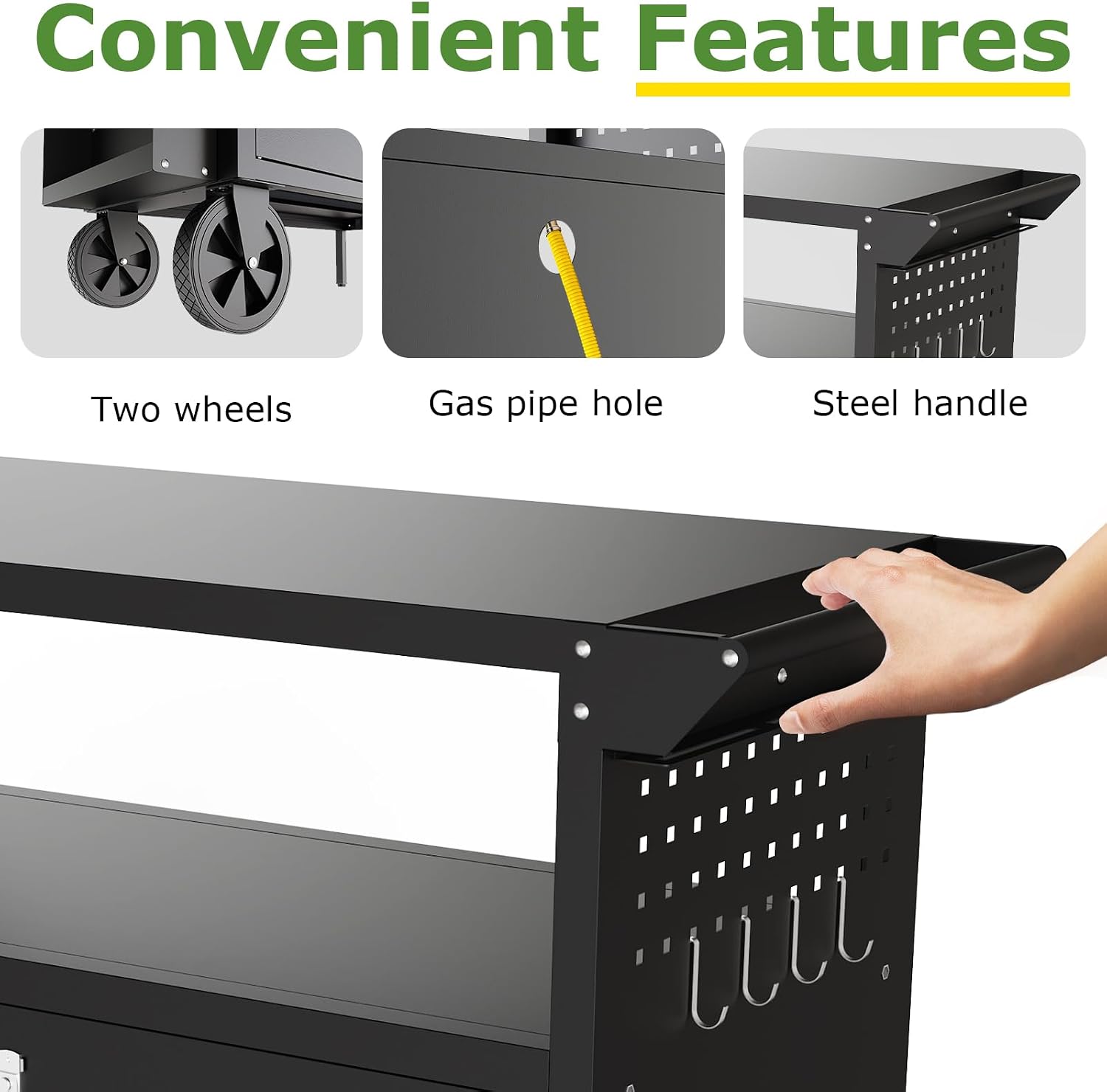 Outdoor Grill Cart Table With  - đánh giá và giá Outdoor Camping Food