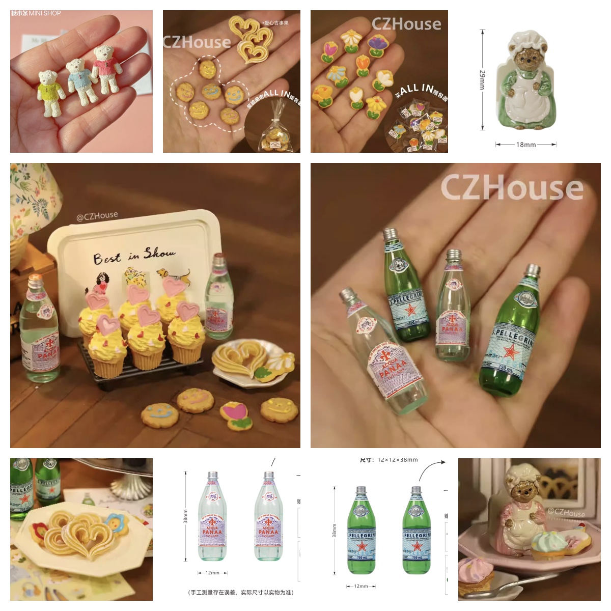 1/6 Scale Miniature Dessert Co - đánh giá và giá Bear Canister