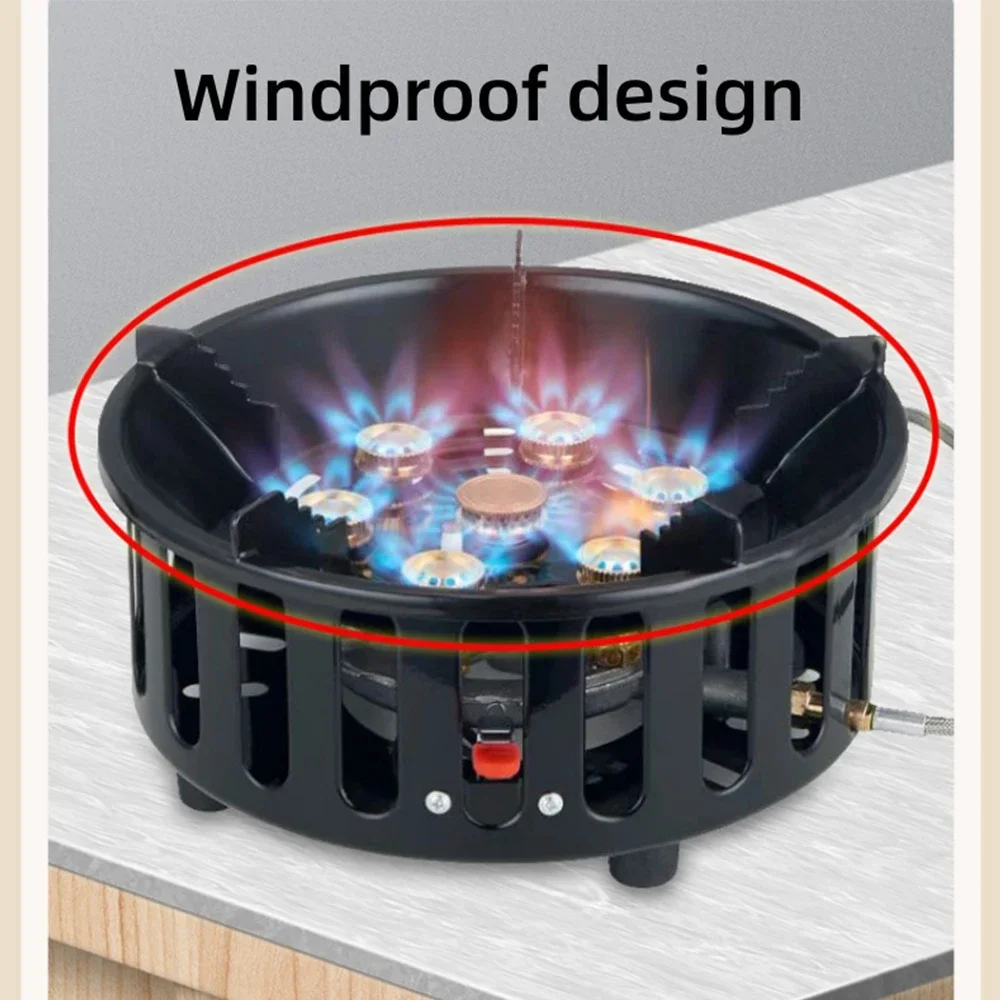 19800W 7-Core Camping Stove Hi - đánh giá và giá Outdoor Gas Camping Oven
