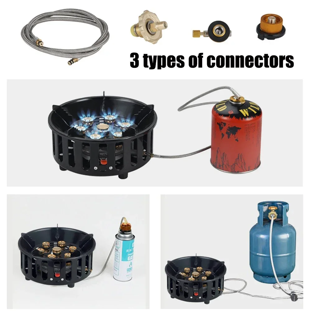 19800W 7-Core Camping Stove Hi - đánh giá và giá Outdoor Gas Camping Oven