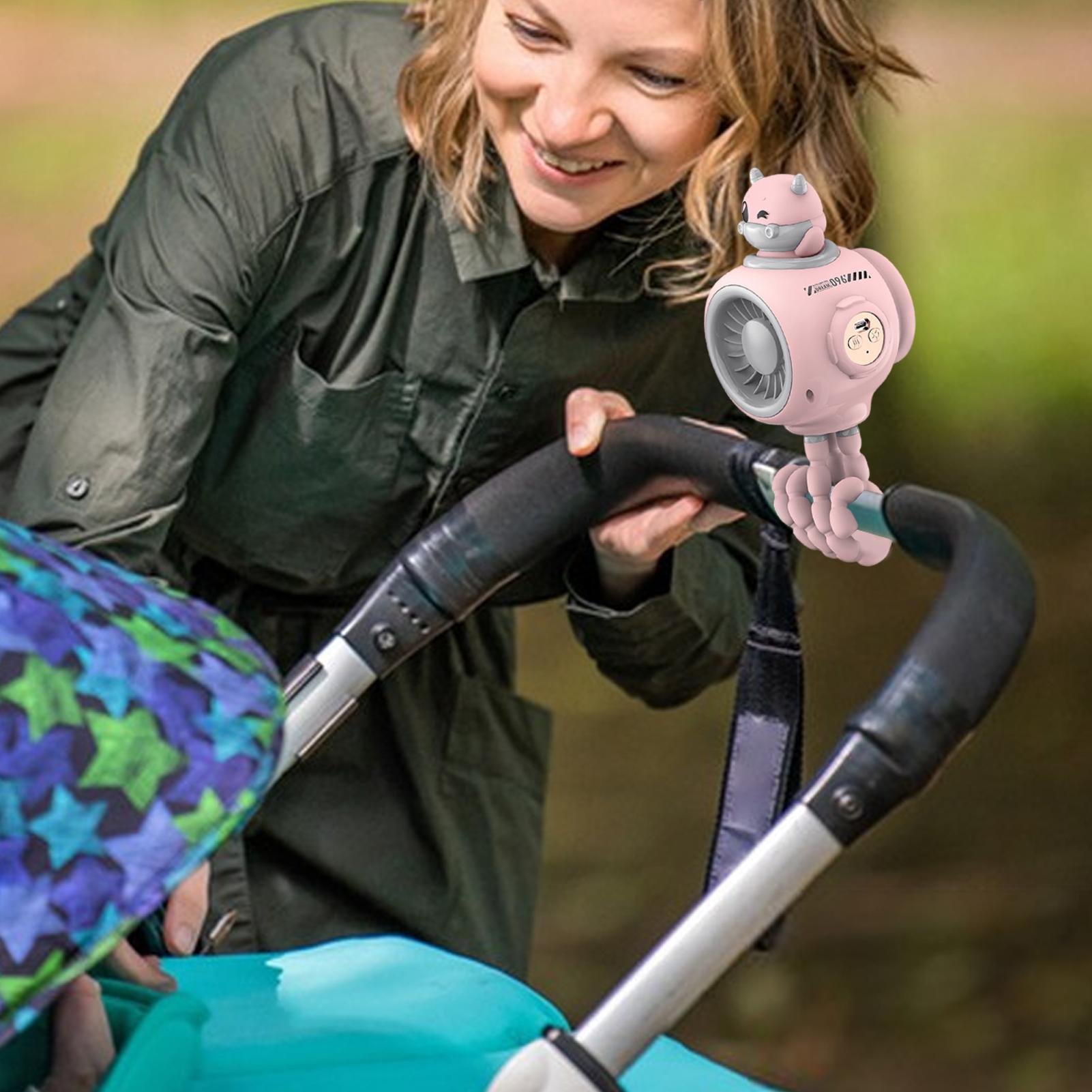 Stroller Misting Fan Clip Fan  - đánh giá và giá Outdoor Camping Shop