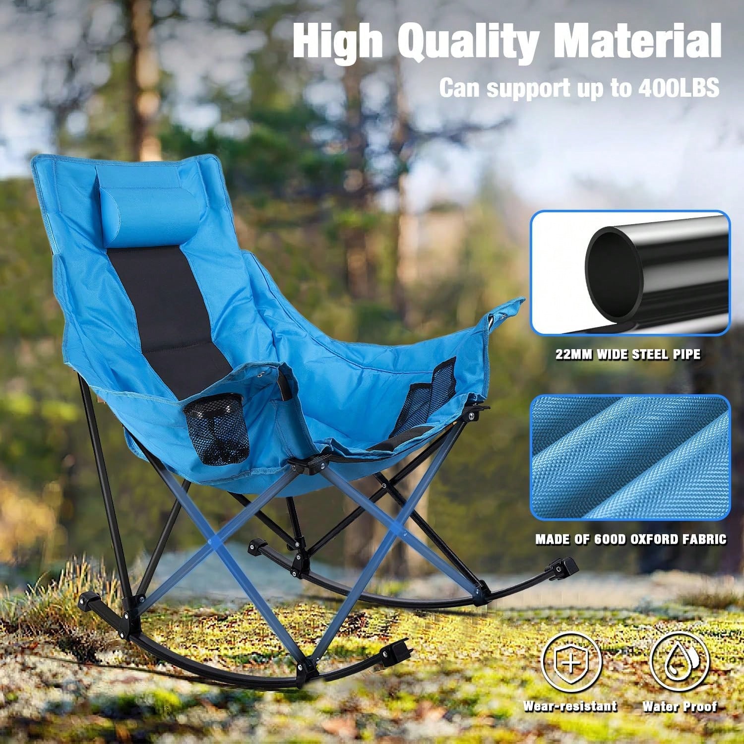 Outdoor Folding Rocking Campin - đánh giá và giá Outdoor Camping Rocking Chair