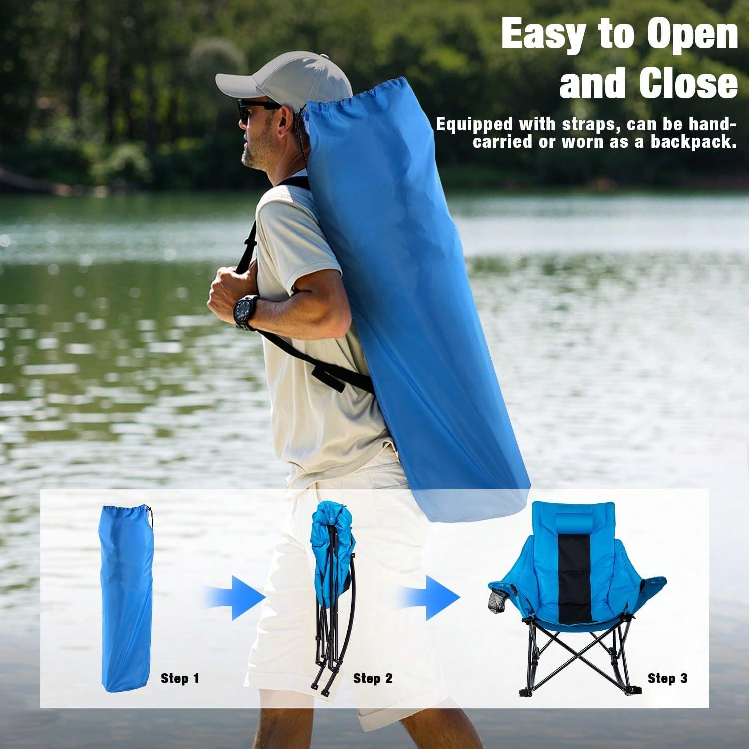 Outdoor Folding Rocking Campin - đánh giá và giá Outdoor Camping Rocking Chair