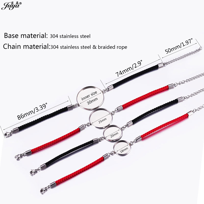 4pcs/lot 18-30mm Stainless Ste - đánh giá và giá Paracord Bracelet