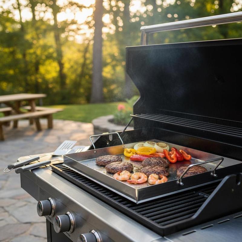 Universal Flat Top Griddle 18x - đánh giá và giá Outdoor Camping Food
