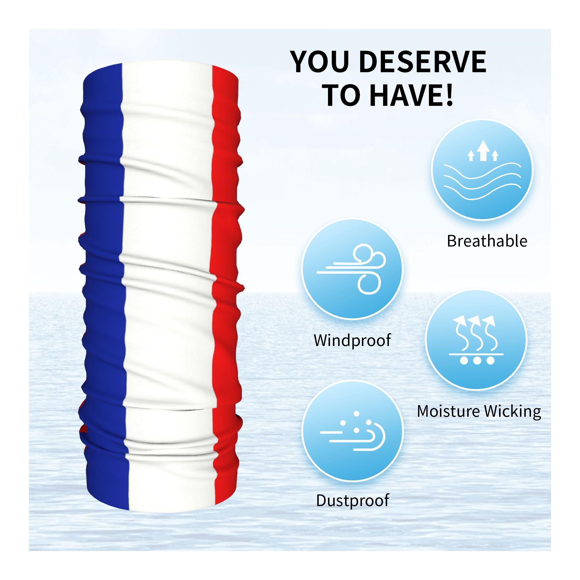 Custom French Flag France Band - đánh giá và giá Trekking Gaiters