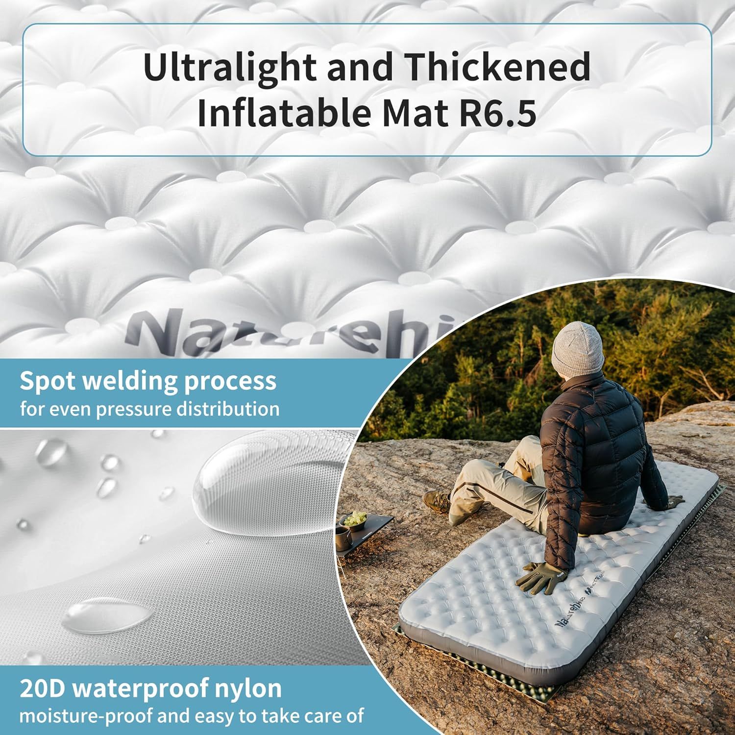 Naturehike R6.5 R8.2 R5.8 Infl - đánh giá và giá Ultralight Ground Sheet