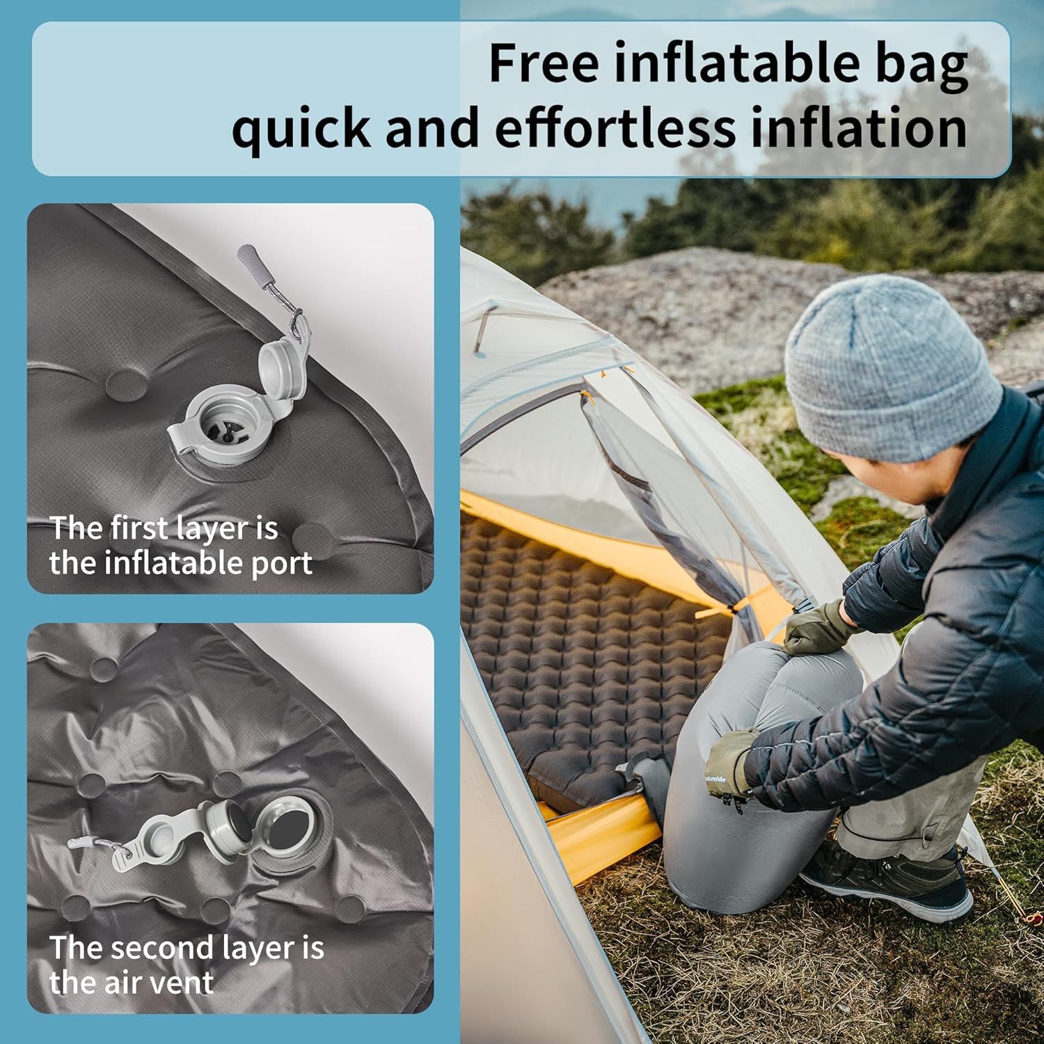 Naturehike R6.5 R8.2 R5.8 Infl - đánh giá và giá Ultralight Ground Sheet