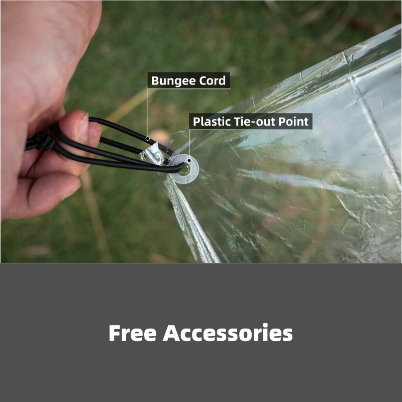 [HODR GEAR]Ultralight Polycro  - đánh giá và giá Ultralight Ground Sheet