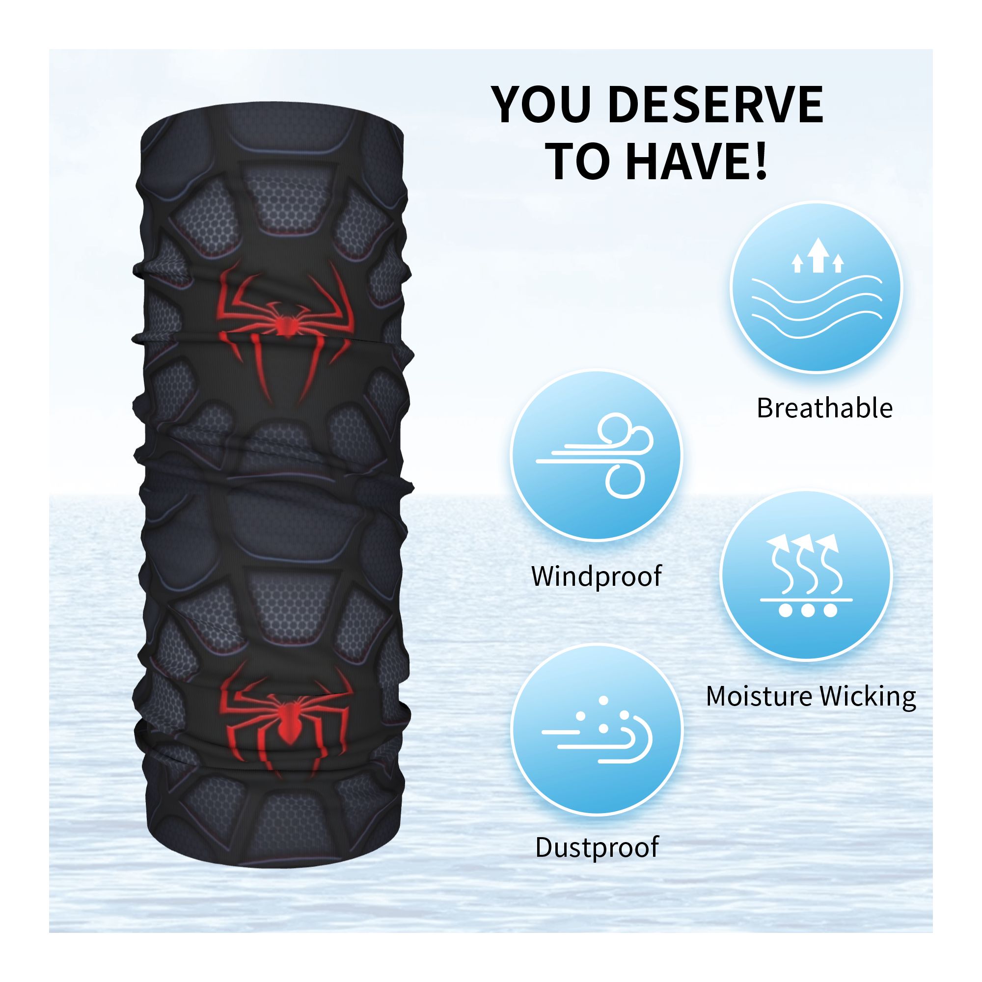 Spider  Winter Headband Neck W - đánh giá và giá Trekking Gaiters