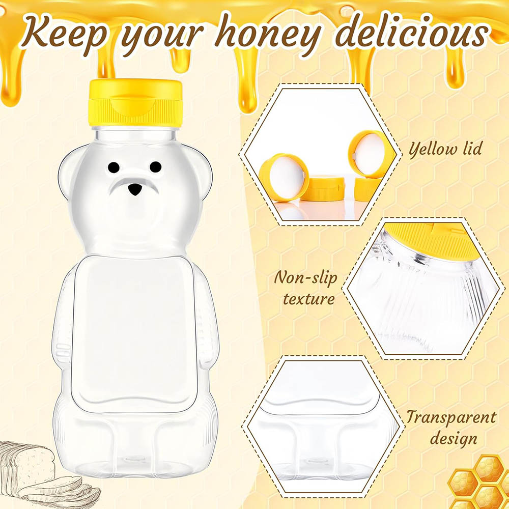 12oz Plastic Bear Honey Bottle - đánh giá và giá Bear Canister