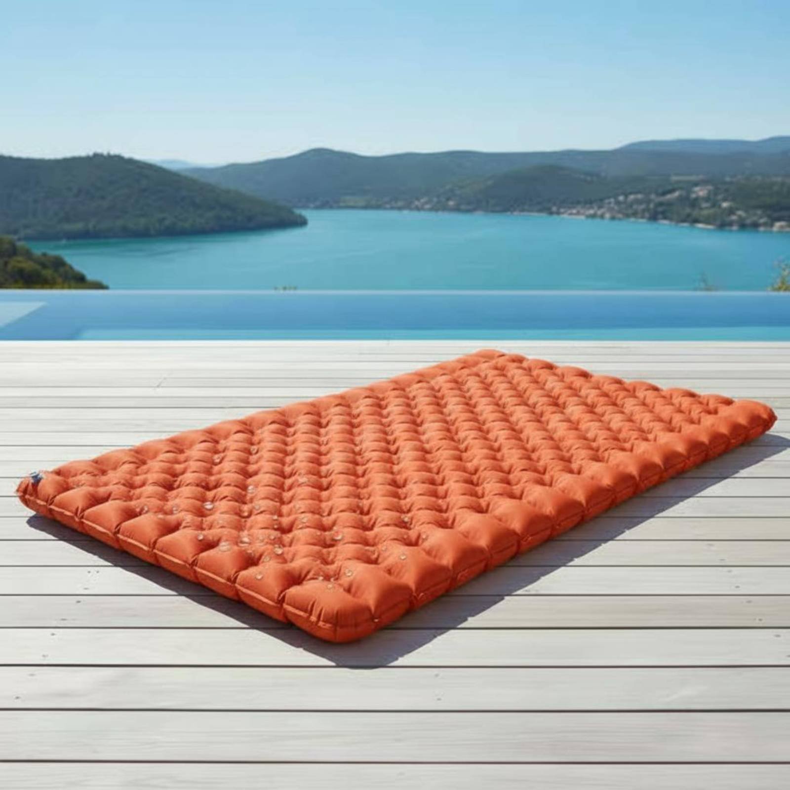 Inflatable Camping Mat Nylon T - đánh giá và giá Outdoor Camping Carpet