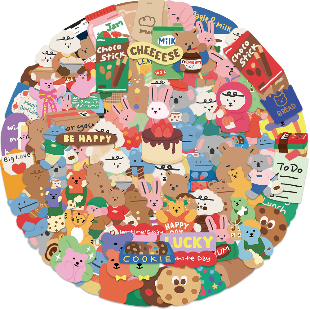 100Pcs Korean Dailylike Bear S - đánh giá và giá Bear Canister
