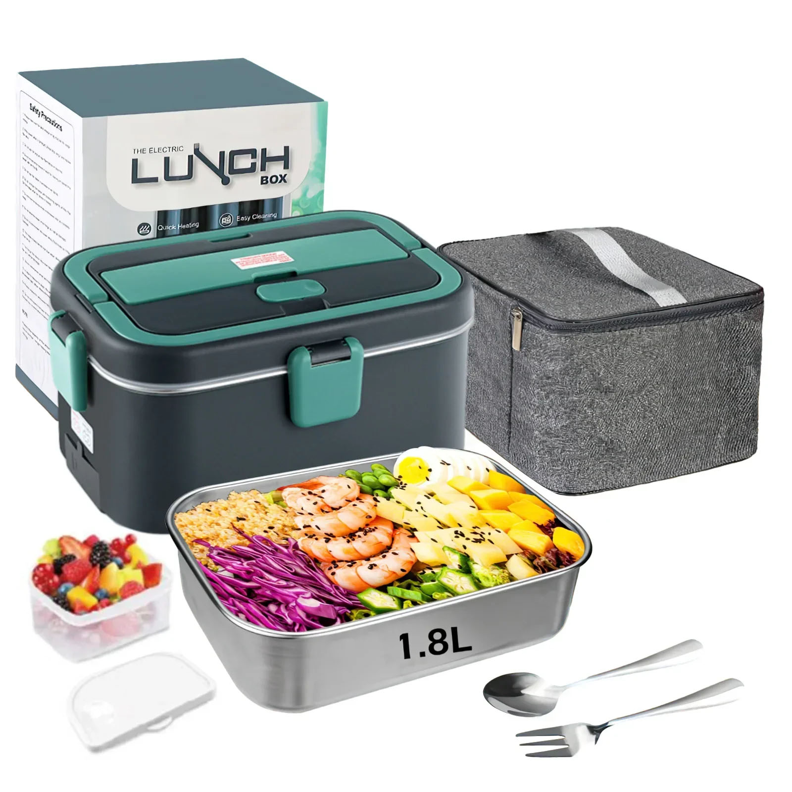 Electric Lunch Box Food Warmer - đánh giá và giá Outdoor Camping Food