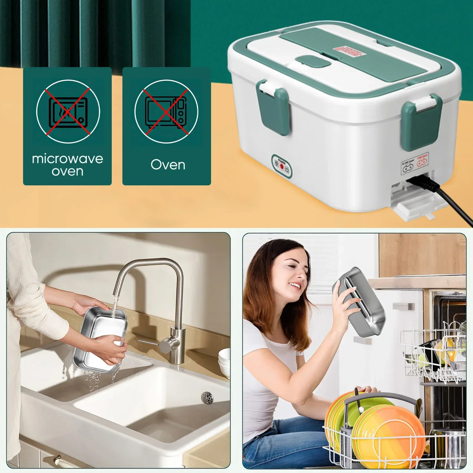 Electric Lunch Box Food Warmer - đánh giá và giá Outdoor Camping Food