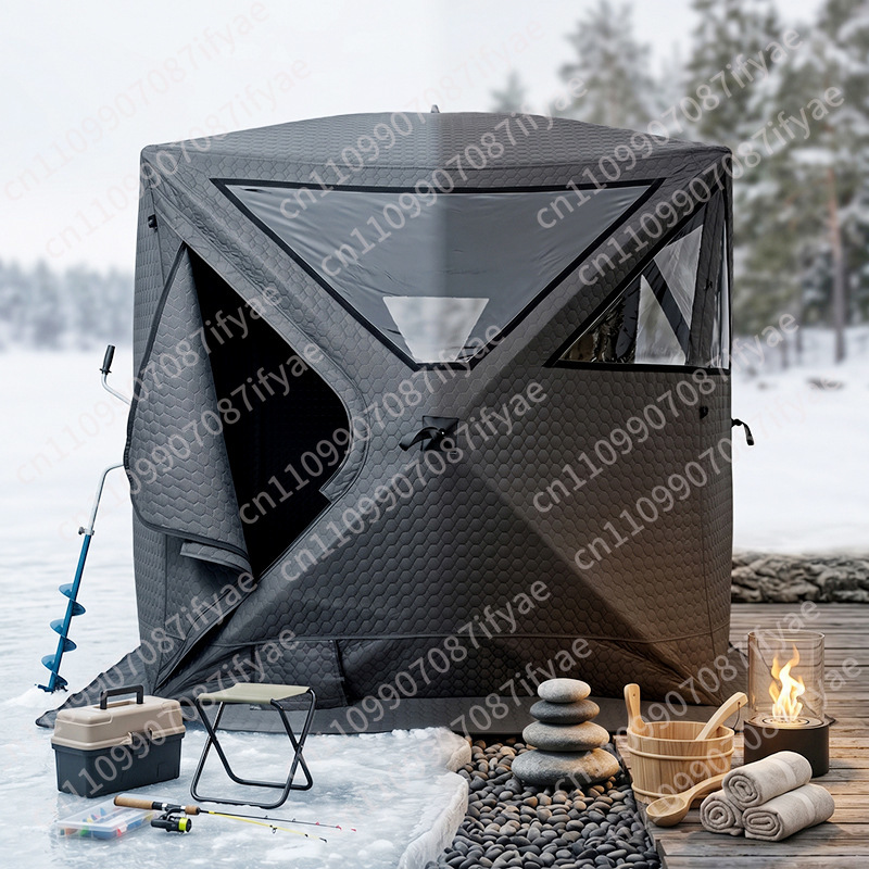 Outdoor sauna ice fishing tent - đánh giá và giá Outdoor Camping In Winter