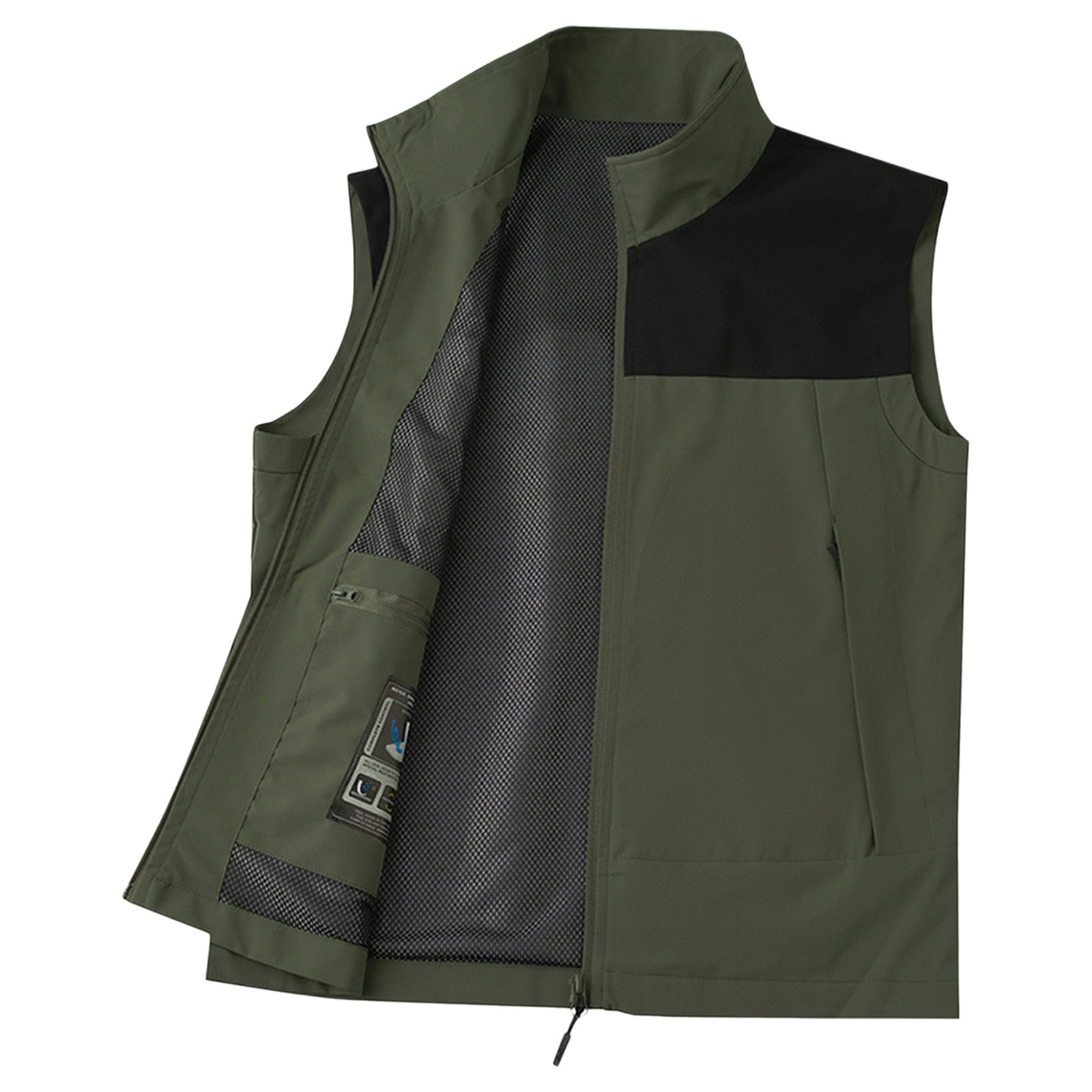 #M-5XL Men Golf Vest Stand Col - đánh giá và giá Outdoor Camping In Winter