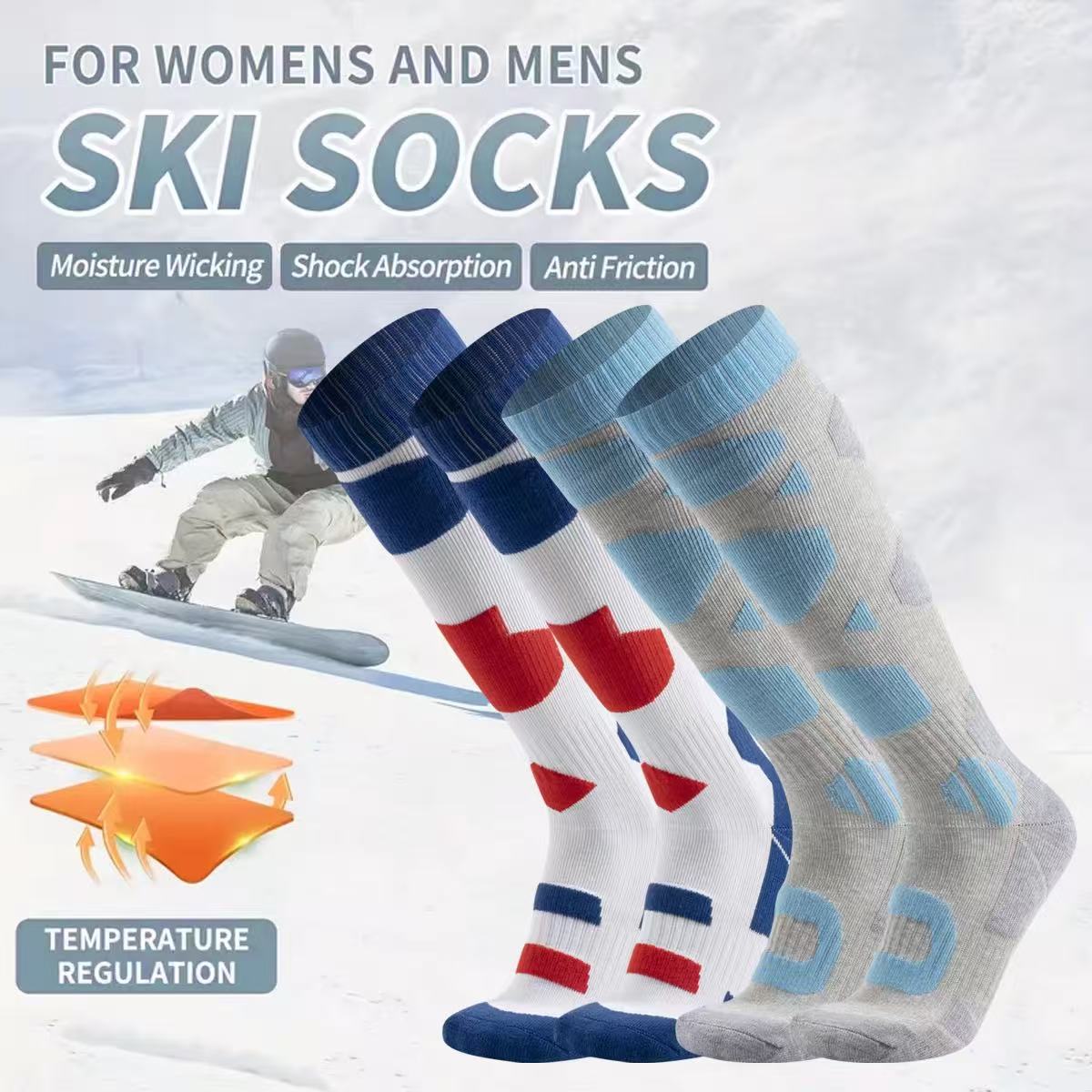 Thermal Winter Ski Socks Thick - đánh giá và giá Outdoor Camping In Winter