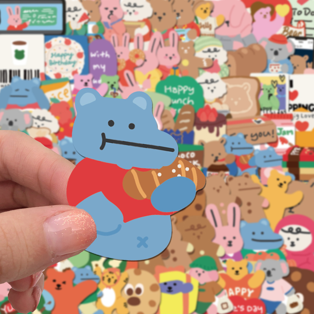 100/200pcs Cute Korean Bear St - đánh giá và giá Bear Canister