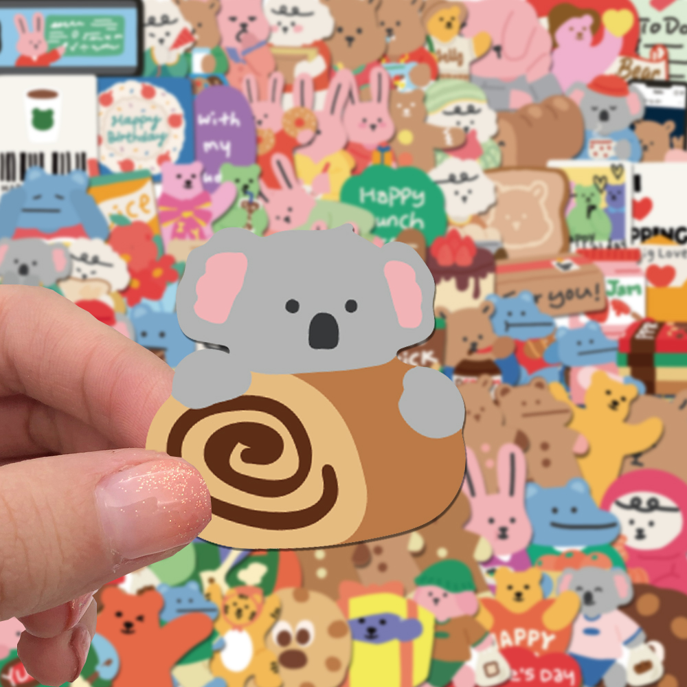 100/200pcs Cute Korean Bear St - đánh giá và giá Bear Canister