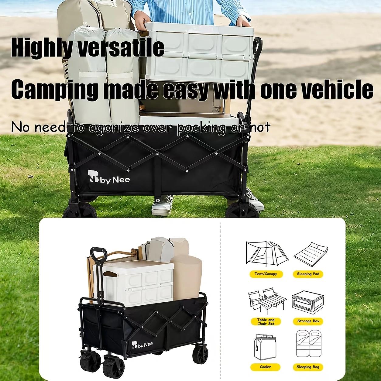 Heavy Duty Foldable Wagon Cart - đánh giá và giá Outdoor Camping Shop