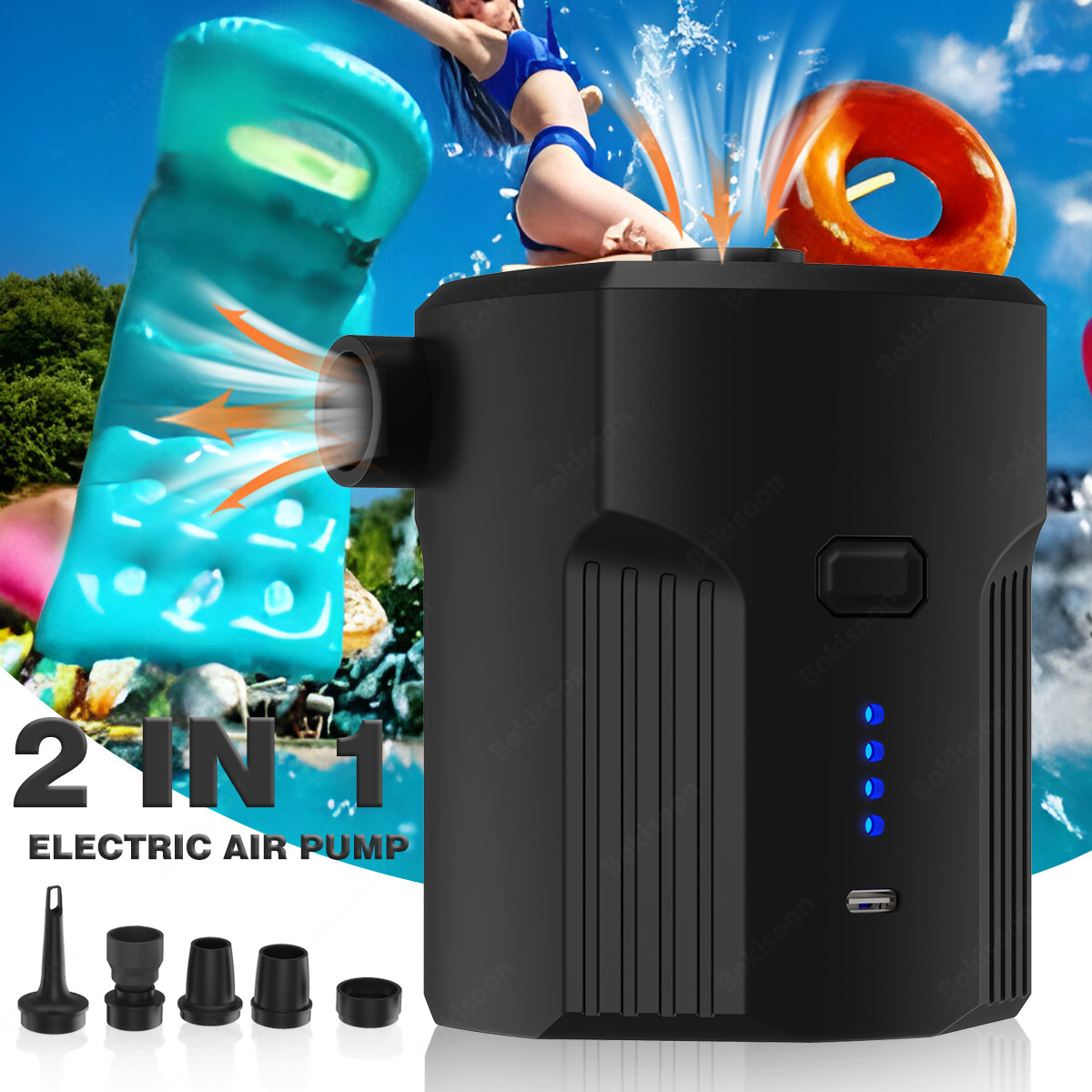 Portable Electric Air Pump for - đánh giá và giá Outdoor Camping Carpet