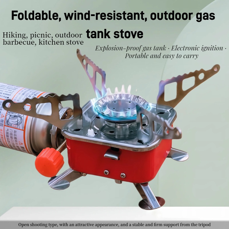 Outdoor Mini Square Stove Camp - đánh giá và giá Outdoor Gas Camping Oven