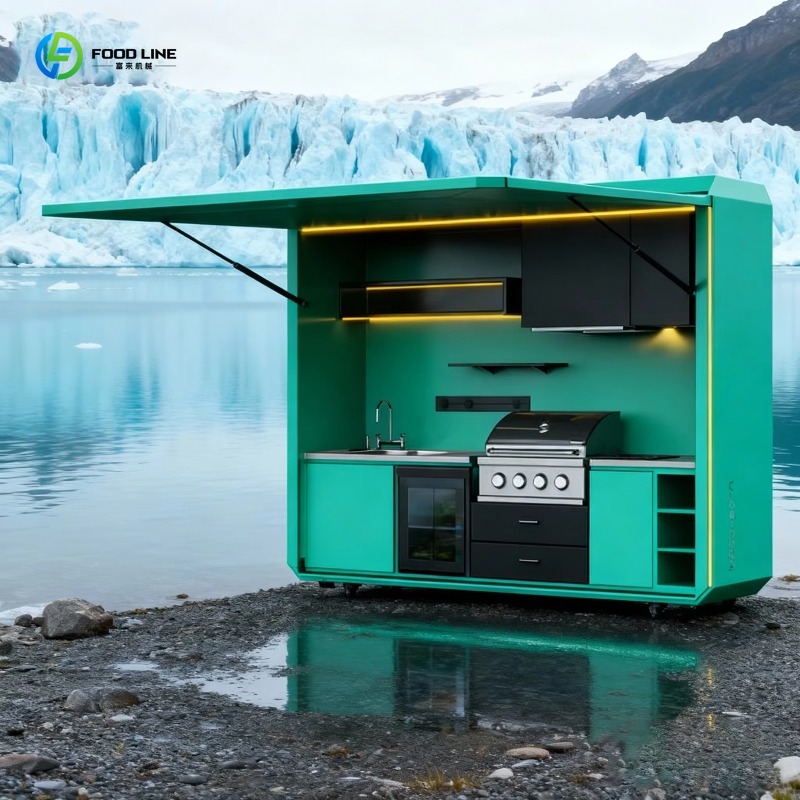Customized Modern Modular Prem - đánh giá và giá Outdoor Camping Kitchen With Sink