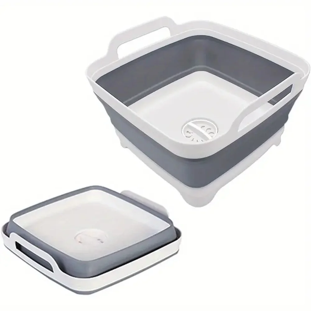 1Pc Square Fruit Vegetable Was - đánh giá và giá Outdoor Camping Kitchen With Sink