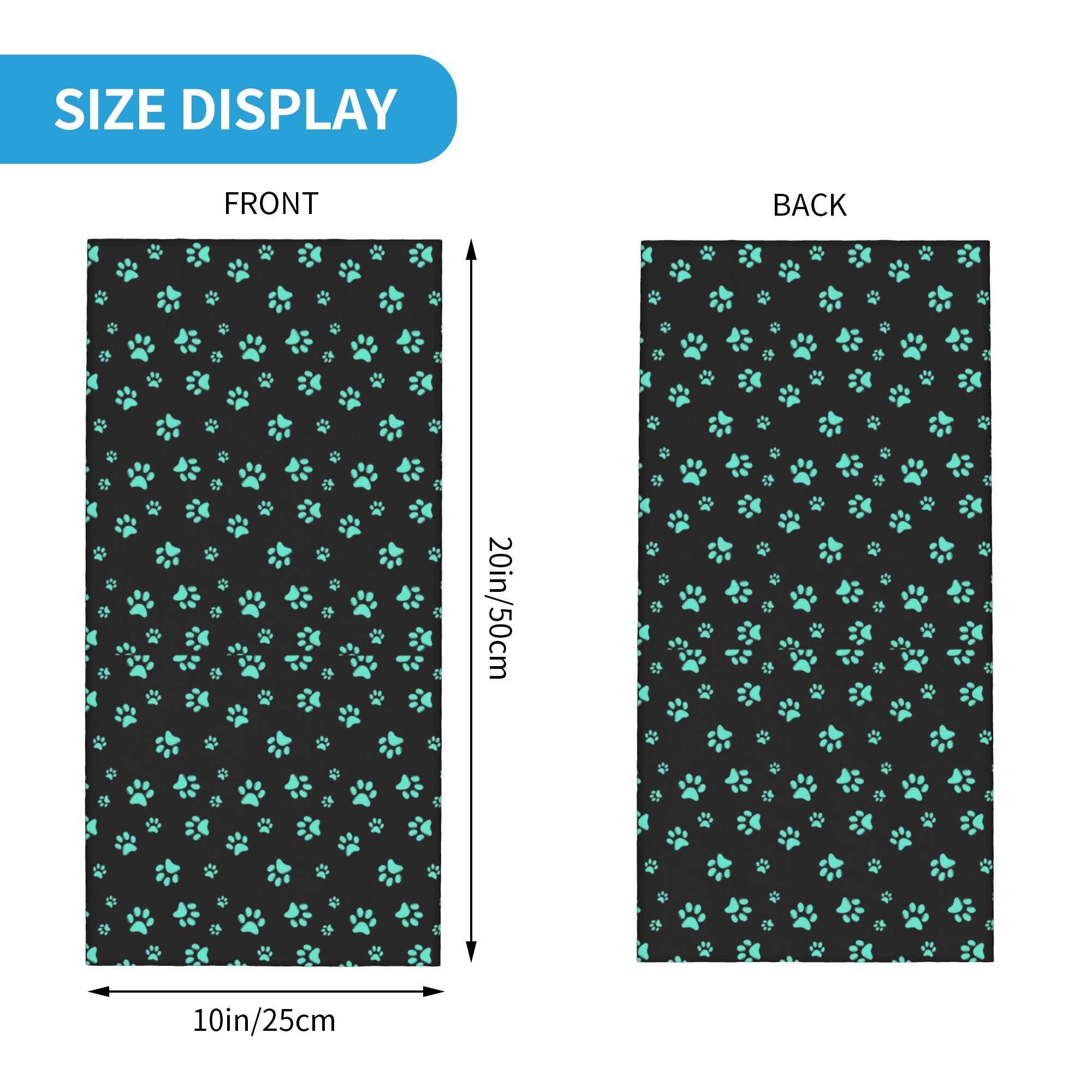 Custom Aqua Dog Paw Print Patt - đánh giá và giá Trekking Gaiters