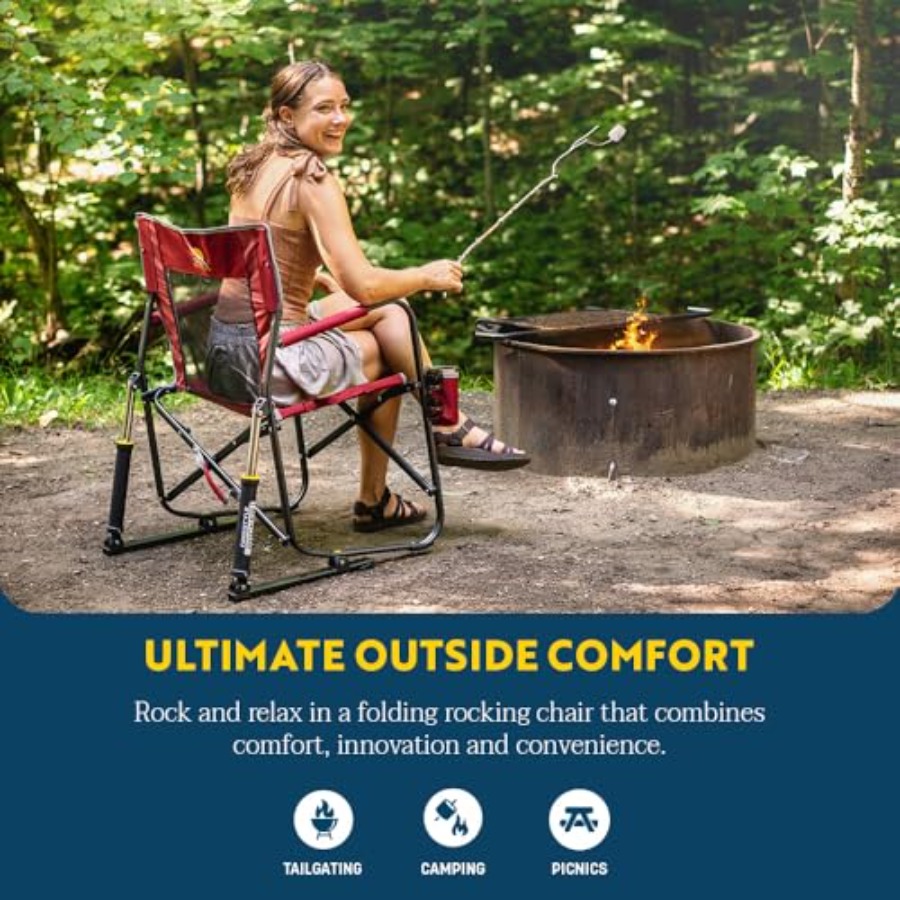 Freestyle Rocker Camping Chair - đánh giá và giá Outdoor Camping Rocking Chair