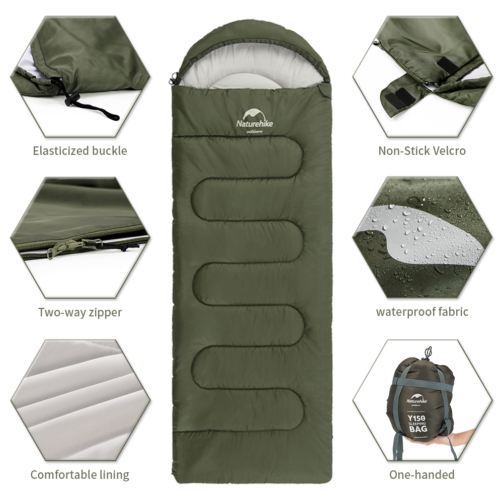 Naturehike Y150 Sleeping Bags  - đánh giá và giá Ultralight Ground Sheet
