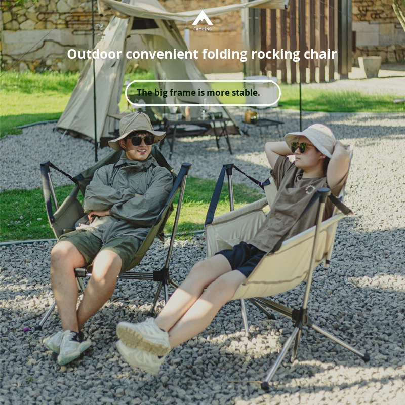 Outdoor Folding Rocking/Swing  - đánh giá và giá Outdoor Camping Rocking Chair